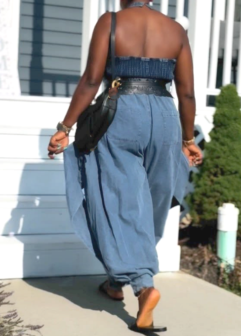 The Chill Comfy Denim Jumper