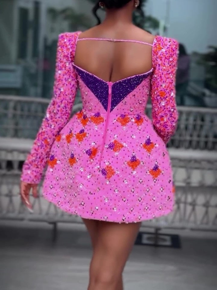 Stunning Pink Diamond Gown