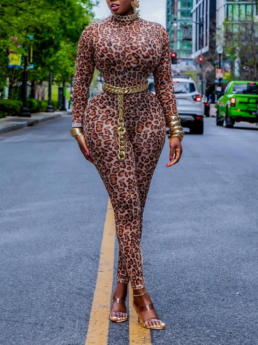 Leopard Print Bodysuit