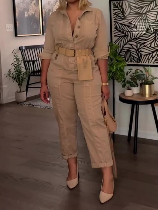 Short Sleeve Jumpsuit