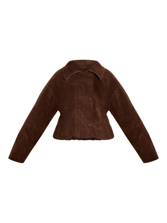 Suede Biker Jacket