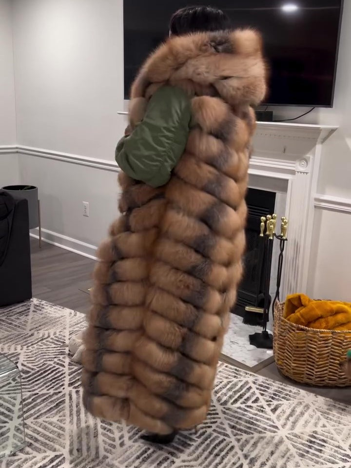 Eco-Friendly Full Length Fur Vest