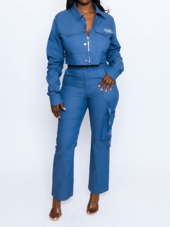 Cargo Jacket & Pants Set