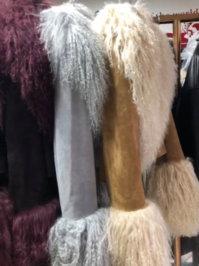 Suede Fur Short Jacket