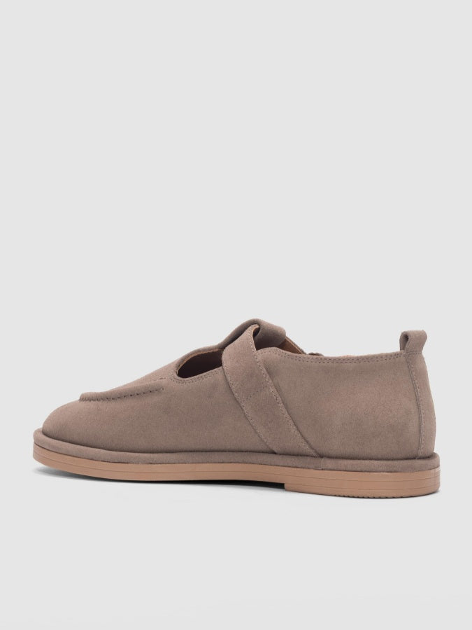 Women's Suede Adjustable Buckle Detail Loafer