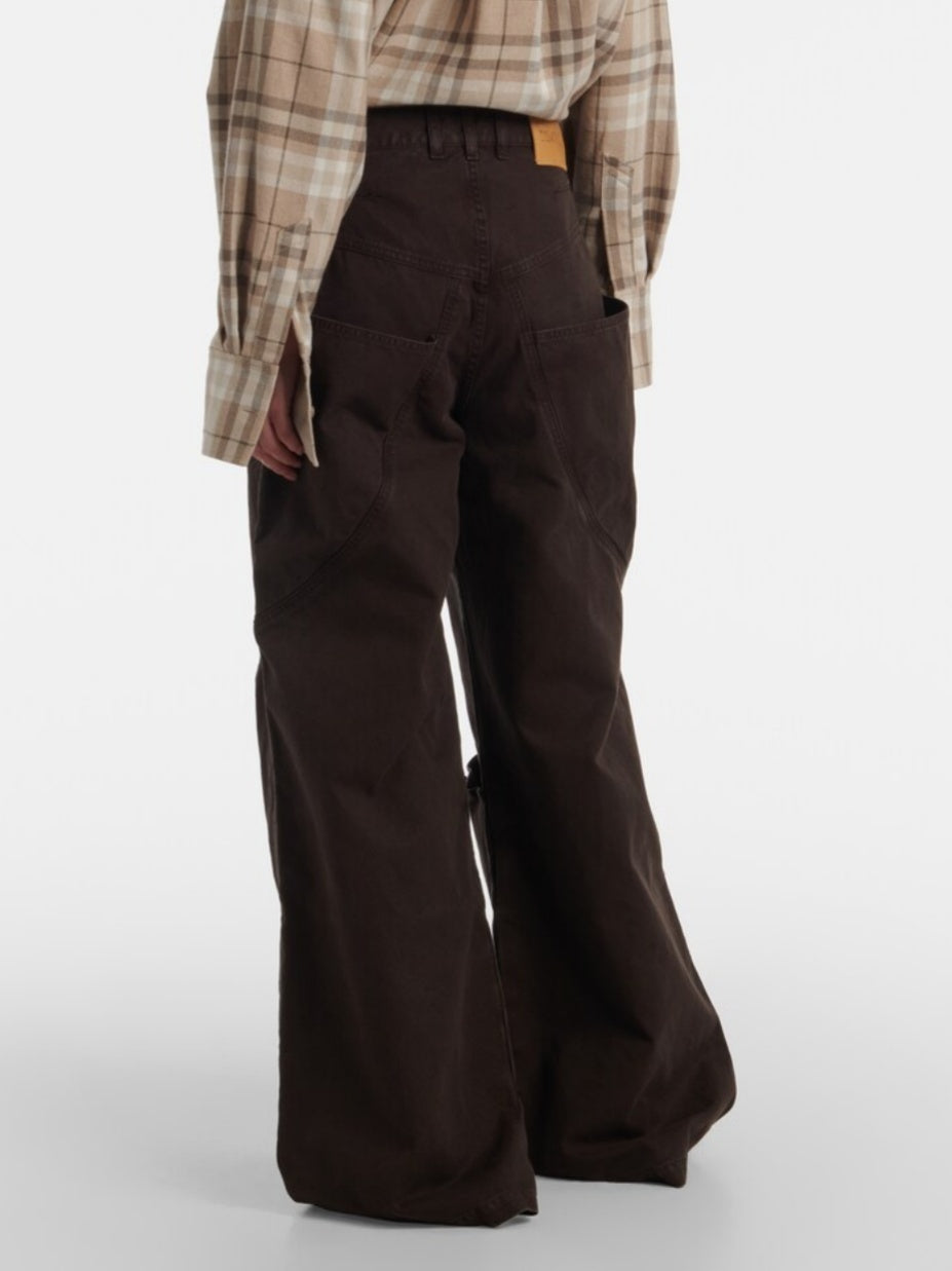 High-rise Wide-leg Jeans