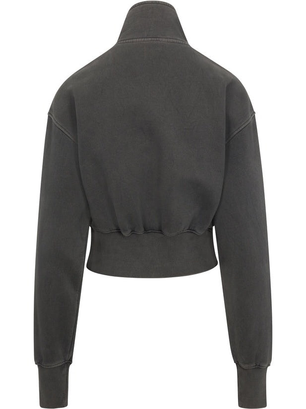 Mock Neck Zip Jacket