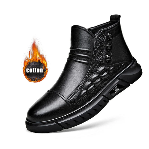 High-top Casual Leather Boots