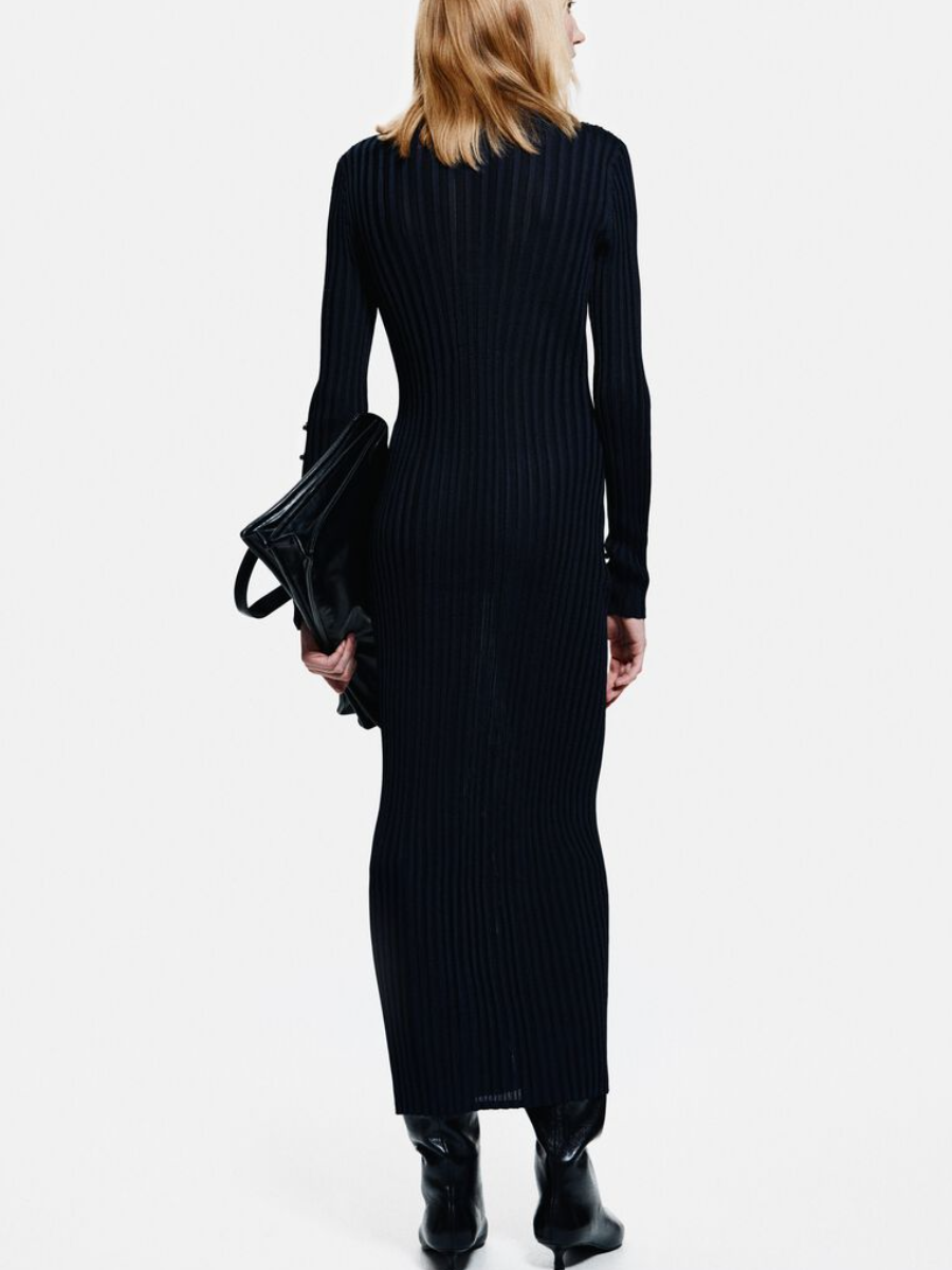 Turtleneck Knitted Dress