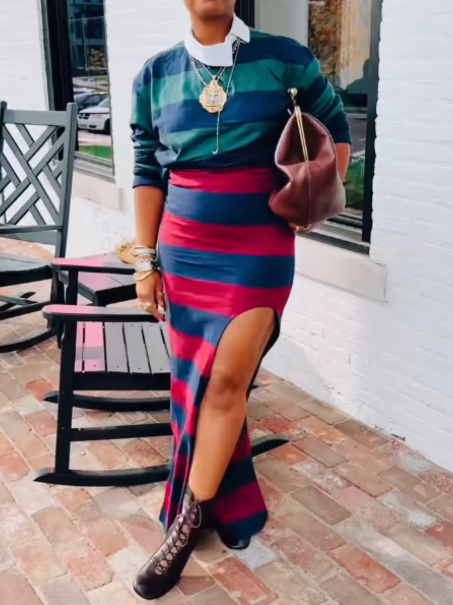 Striped Suit