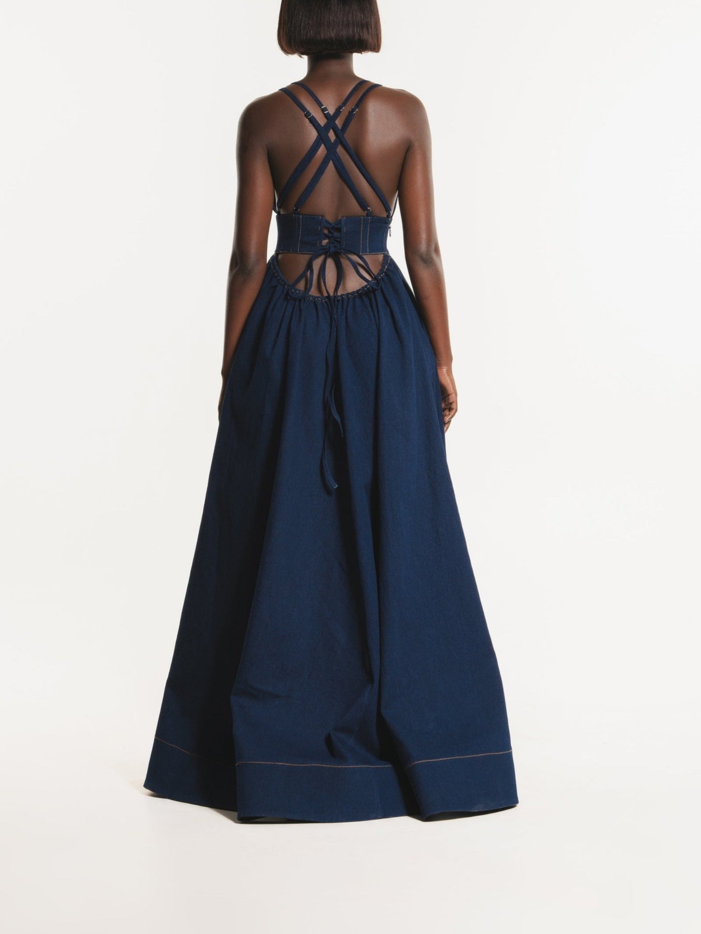 The Demure Denim Dress