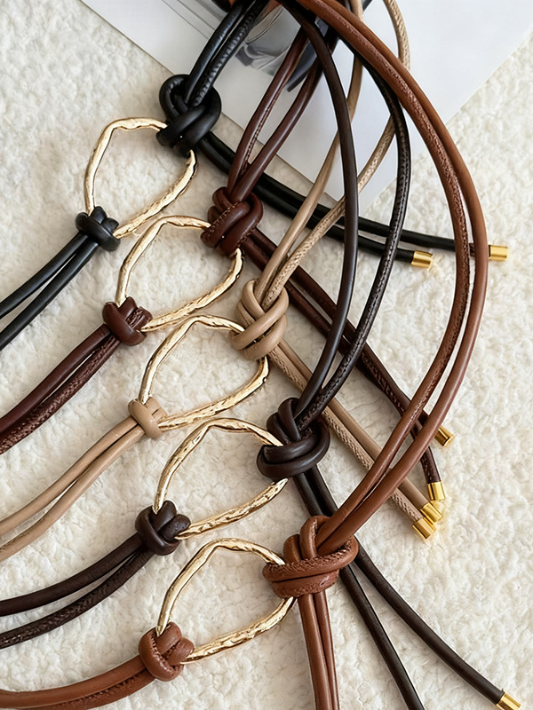 Adjustable PU Leather Belt