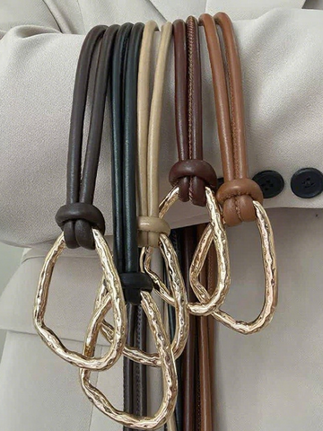 Adjustable PU Leather Belt