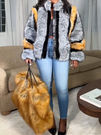 Statement Faux Fur Coat