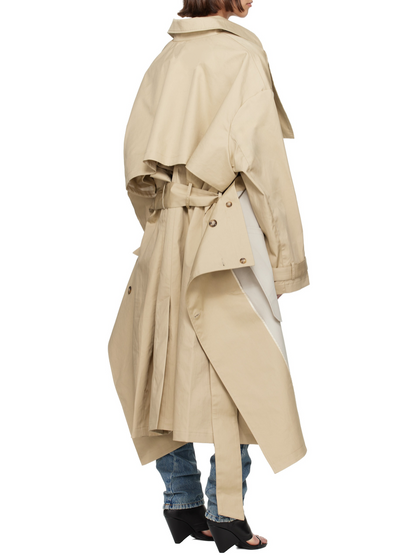 The Chic Cut-out Trench Coat