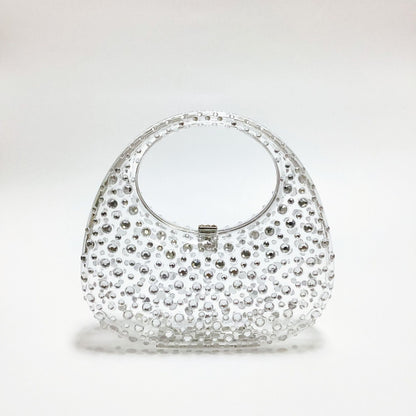 Dazzle Acrylic Diamond Handbag