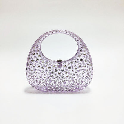 Dazzle Acrylic Diamond Handbag