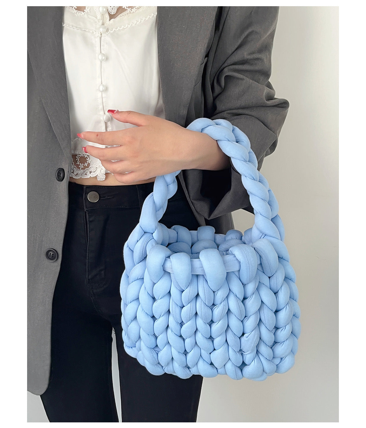 Chunky Knit Bag