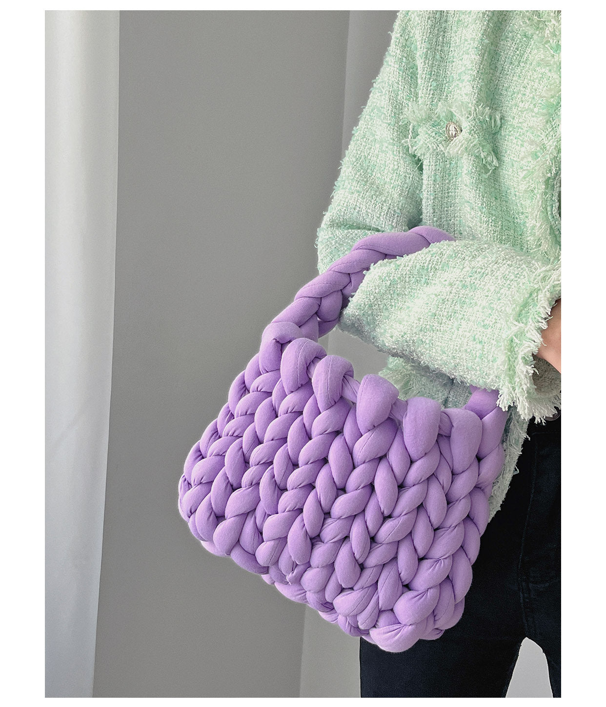 Chunky Knit Bag