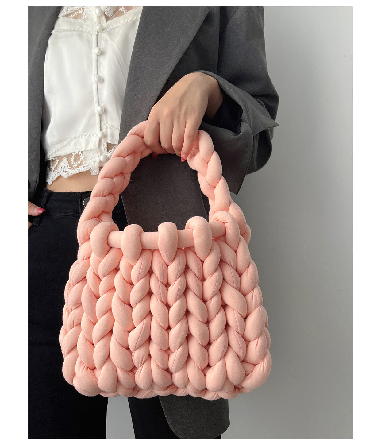 Chunky Knit Bag