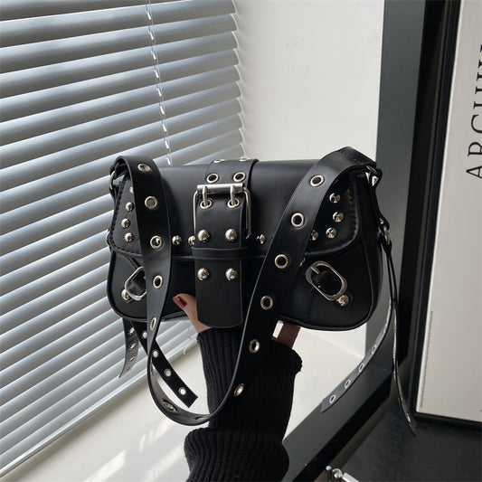 Rivets Single Shoulder Bag