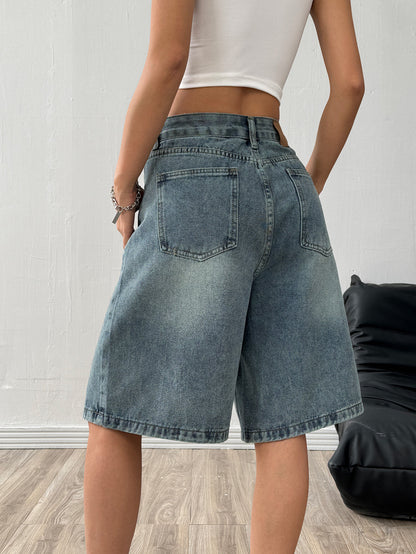Retro Denim Shorts