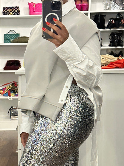 Tassels Side Knitted Vest