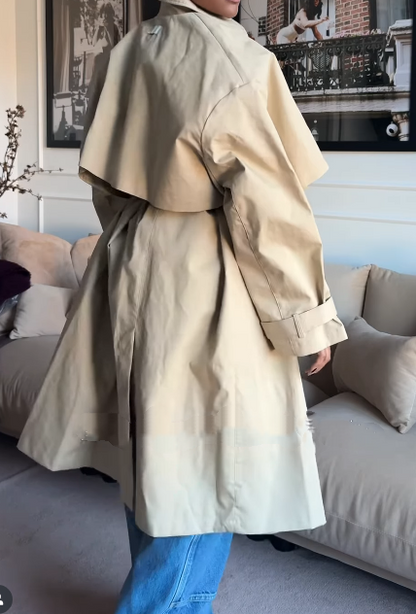 The Chic Cut-out Trench Coat