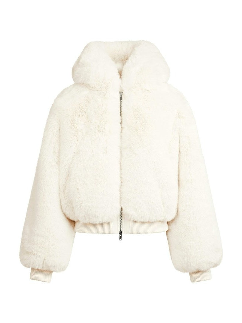 Fab Faux Fur Hoodie Jacket