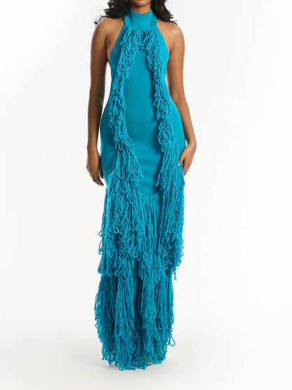 Tassel Knit Gown