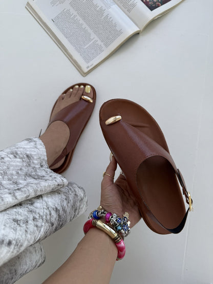 Women's Leather Soft-soled Sandals