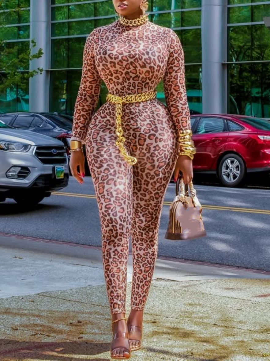 Leopard Print Bodysuit