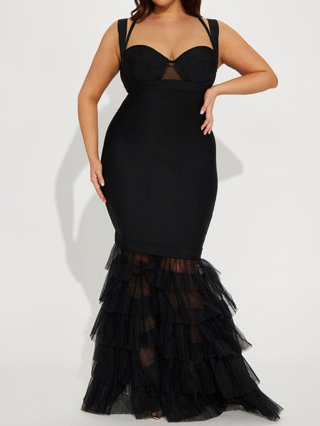 Tulle Bandage Gown