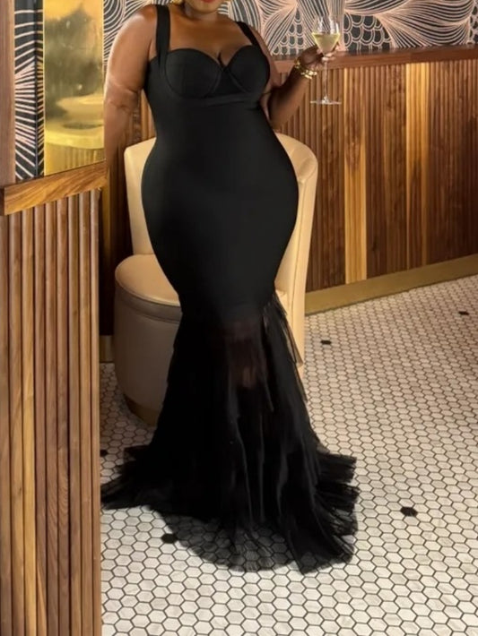 Tulle Bandage Gown