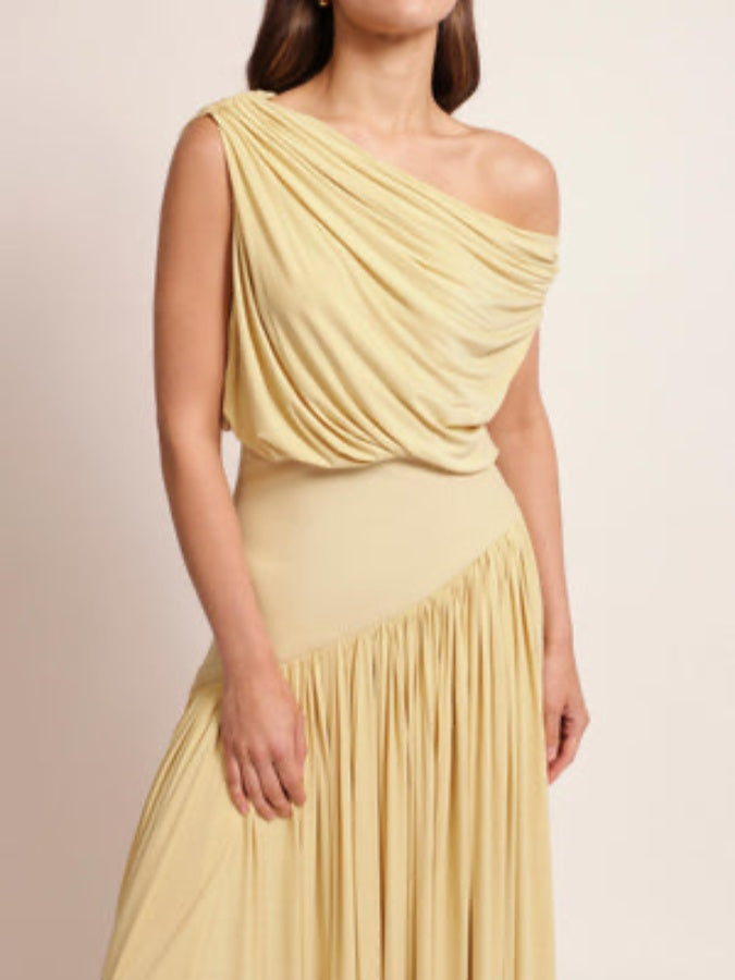 Off Shoulder Drape Dress