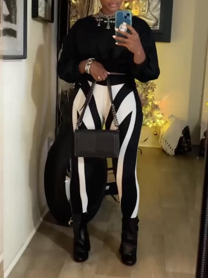 Women's Sweatshirt And Leggings Set