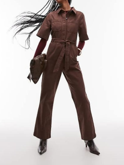 Short Sleeve Jumpsuit