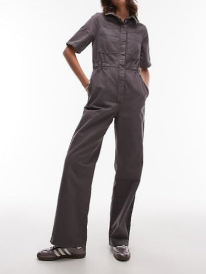 Short Sleeve Jumpsuit