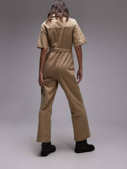 Short Sleeve Jumpsuit