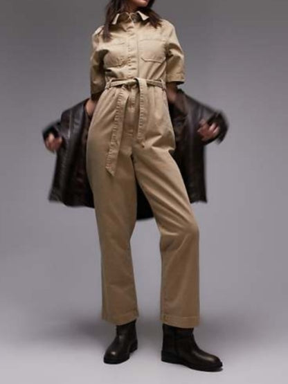 Short Sleeve Jumpsuit