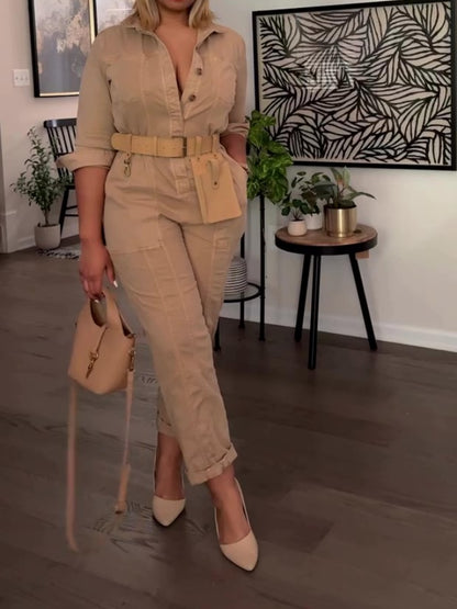 Short Sleeve Jumpsuit