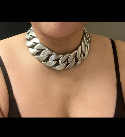 Wide Cuban Necklace