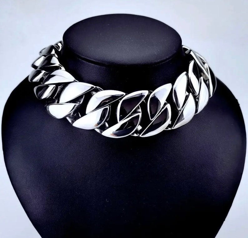 Wide Cuban Necklace