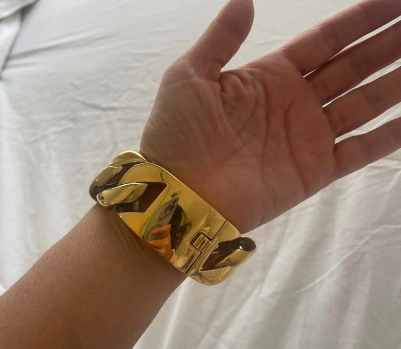 Wide Cuban Bracelet