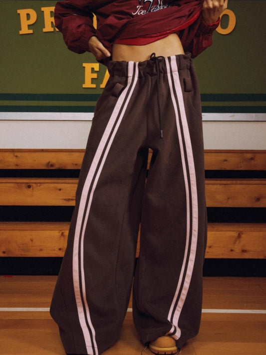 Stripe Super Baggy Sweatpants