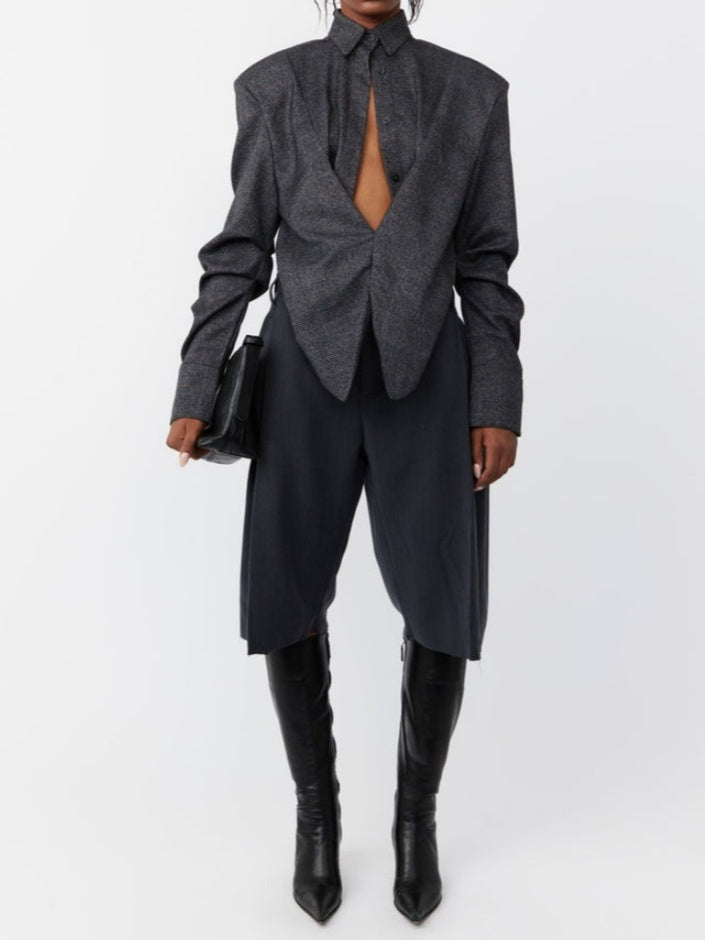 Irregular Hem Shirt