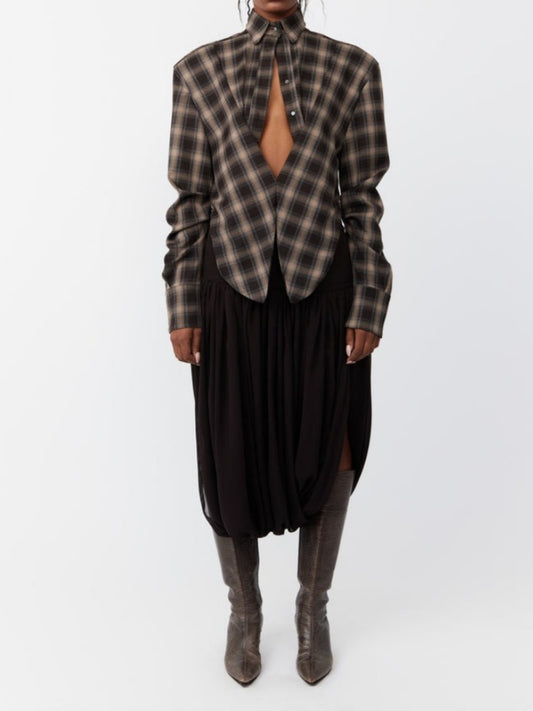 Irregular Hem Shirt