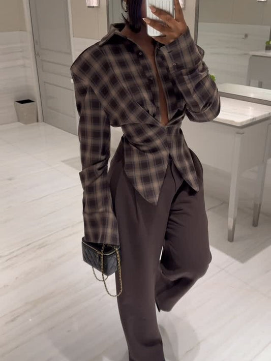 Irregular Hem Shirt
