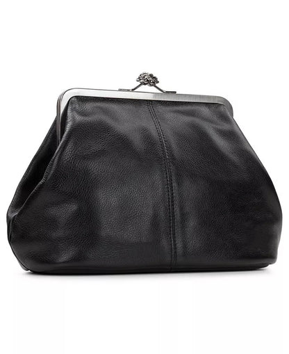 Classic Kisslock Leather Bag