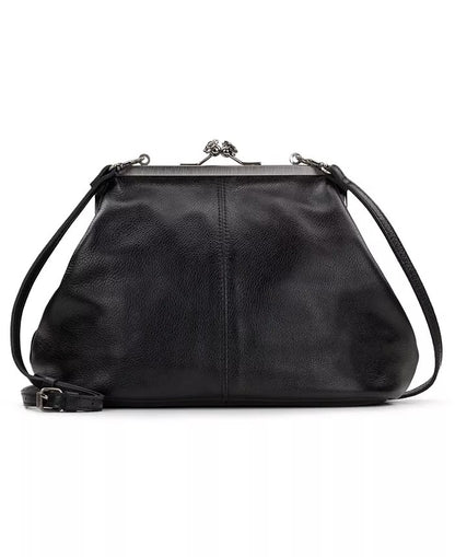Classic Kisslock Leather Bag